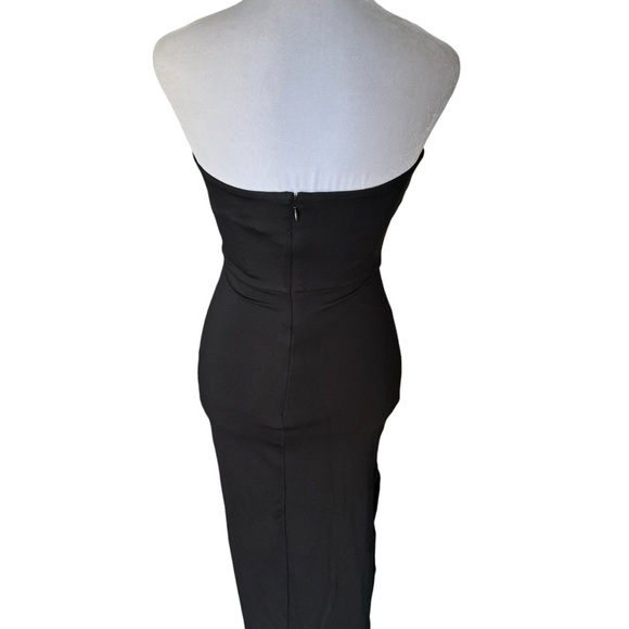 NBD x REVOLVE - NWT Dream Formal Black Tie Gown in Black Sz XS - Picture 7 of 11